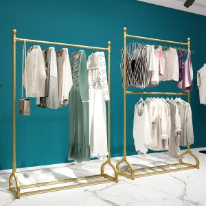 Clothing Display Rack Removable Shelf Store Storage Clothes Rail Garment Accessories