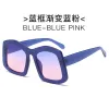 Blue Frame Gradient Blue Powder