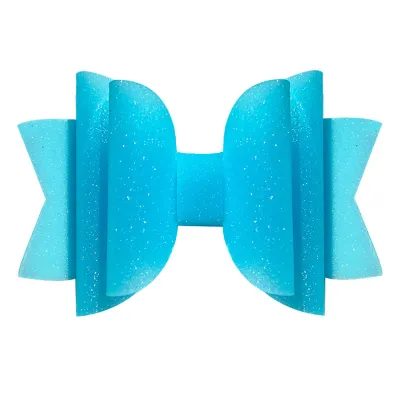 Children Girls Transparent Candy Color Bowknot PVC Hair Clip Side Clip Kids Accessories