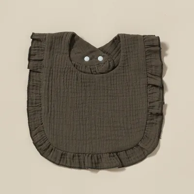 Toddlers Newborn Baby Fashion Solid Color Cotton Bib Burp Cloth Unisex