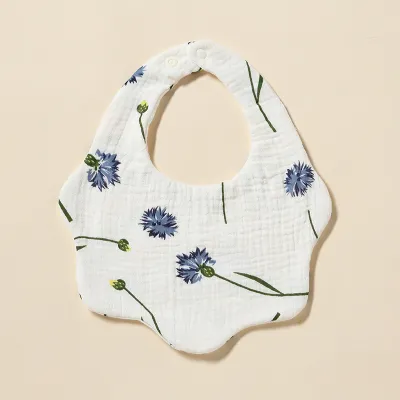 Baby Toddler Newborn Anti-Dirty Bib Burp Cloth Cartoon Print Pure Cotton Unisex