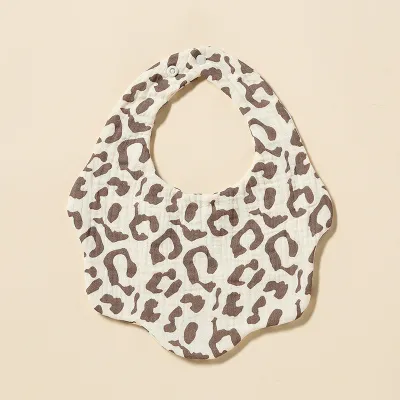 Baby Toddler Newborn Anti-Dirty Bib Burp Cloth Cartoon Print Pure Cotton Unisex