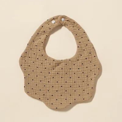 Baby Toddler Newborn Anti-Dirty Bib Burp Cloth Cartoon Print Pure Cotton Unisex