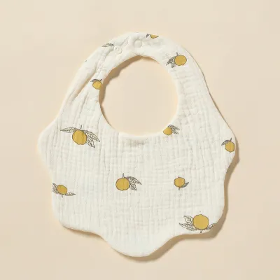 Baby Toddler Newborn Anti-Dirty Bib Burp Cloth Cartoon Print Pure Cotton Unisex