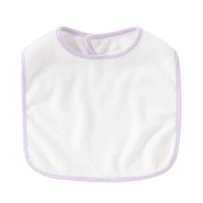 Newborn Baby Unisex Solid Color Cotton Bib Burp Cloth Accessories
