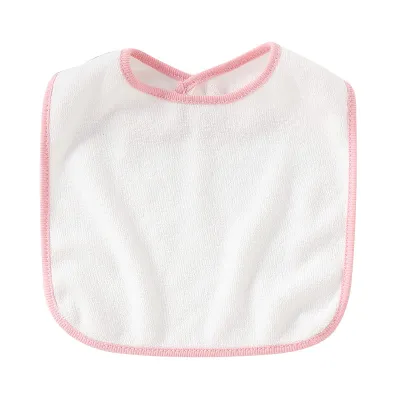 Newborn Baby Unisex Solid Color Cotton Bib Burp Cloth Accessories