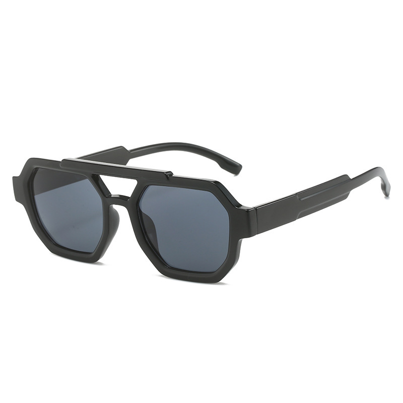 ドゥーズィーエムクラス Nuancenaturalbangl Wholesale Fashion Unisex Double Bridge Square Sunglasses