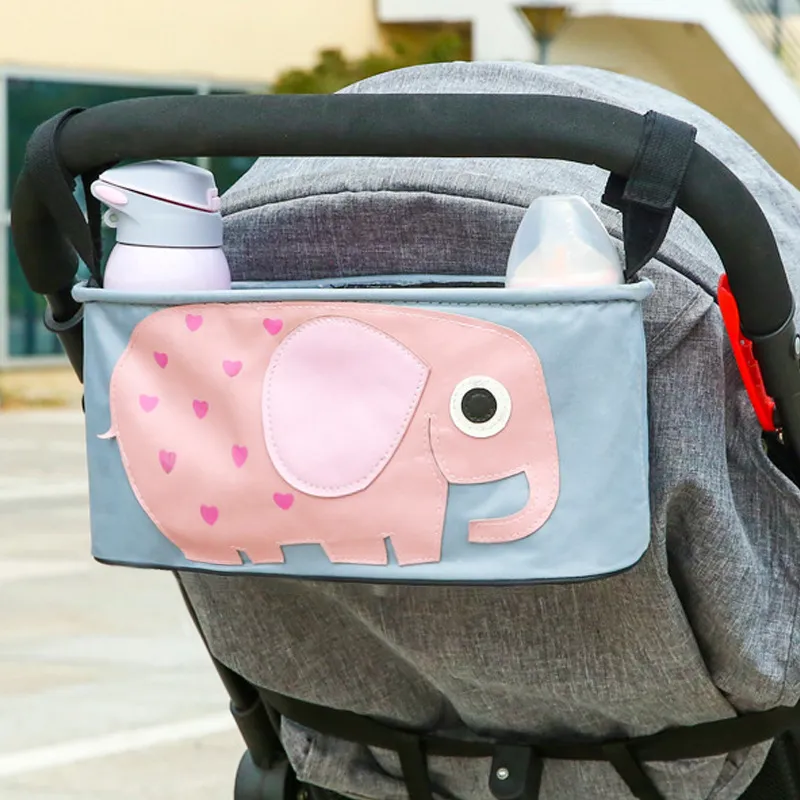 Toddlers Newborn Baby Fashion Multifunctional Stroller Hanging Storage Bag Oxford Cloth
