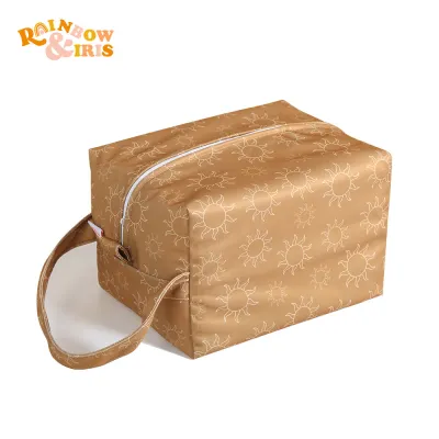 Toddlers Newborn Baby Fashion Waterproof Multifunctional Diaper Storage Bag