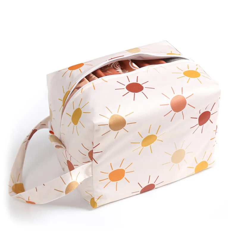 Toddlers Newborn Baby Fashion Waterproof Multifunctional Diaper Storage Bag