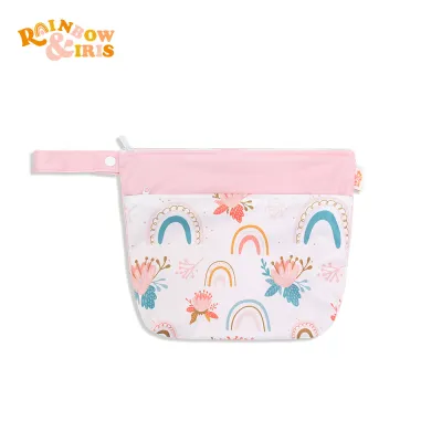 Toddlers Newborn Baby Waterproof PUL Multifunctional Diaper Storage Zipper Bag