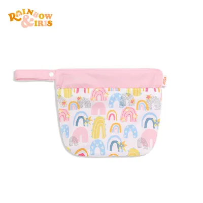 Toddlers Newborn Baby Waterproof PUL Multifunctional Diaper Storage Zipper Bag