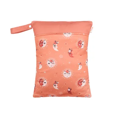 Toddlers Newborn Baby Fashion Waterproof PUL Multifunctional Diaper Storage Zipper Bag