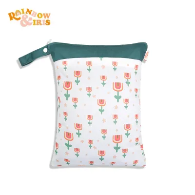 Toddlers Newborn Baby Fashion Waterproof PUL Multifunctional Diaper Storage Zipper Bag