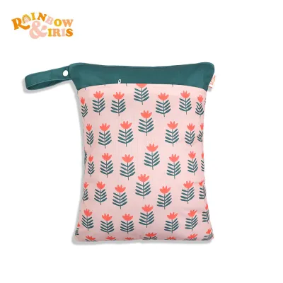 Toddlers Newborn Baby Fashion Waterproof PUL Multifunctional Diaper Storage Zipper Bag