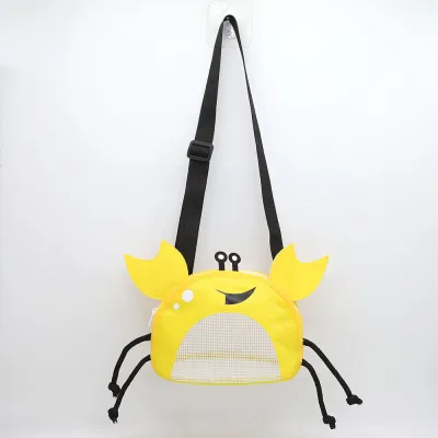 Children Kids Baby Fashion Big Crab Pattern Beach Storage Bag PVC Cute Cartoon 18*14*10cm