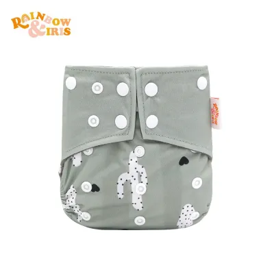 Toddlers Newborn Baby Fashion Print Waterproof Anti-Side Training Cloth Diaper for Kids