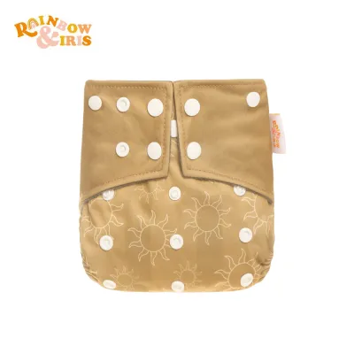 Toddlers Newborn Baby Fashion Print Waterproof Anti-Side Training Cloth Diaper for Kids