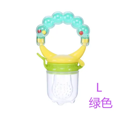 Baby Fruit Vegetable Food Grade Silicone Pacifier Standard Caliber Round Buckle