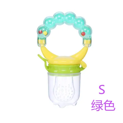 Baby Fruit Vegetable Food Grade Silicone Pacifier Standard Caliber Round Buckle