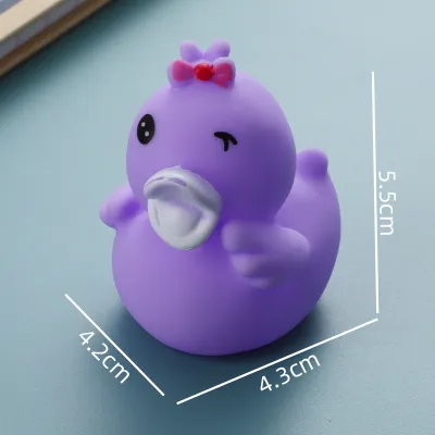 Children Little Yellow Educational Bath Toy Vinyl
