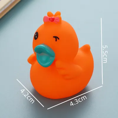 Children Little Yellow Educational Bath Toy Vinyl