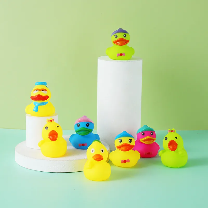 Children Little Yellow Educational Bath Toy Vinyl