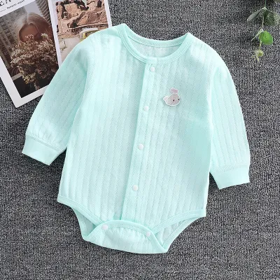 Toddlers Newborn Baby Fashion Unisex Casual Basic Long Sleeve Candy Color Bodysuit