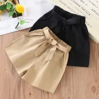 Children Kids Baby Fashion Girls Solid Color Thin Casual Shorts