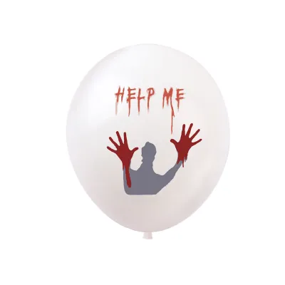 12 Inch Halloween Party Balloon Set Pumpkin Horror Skull Latex Balloon Decoration Supplies