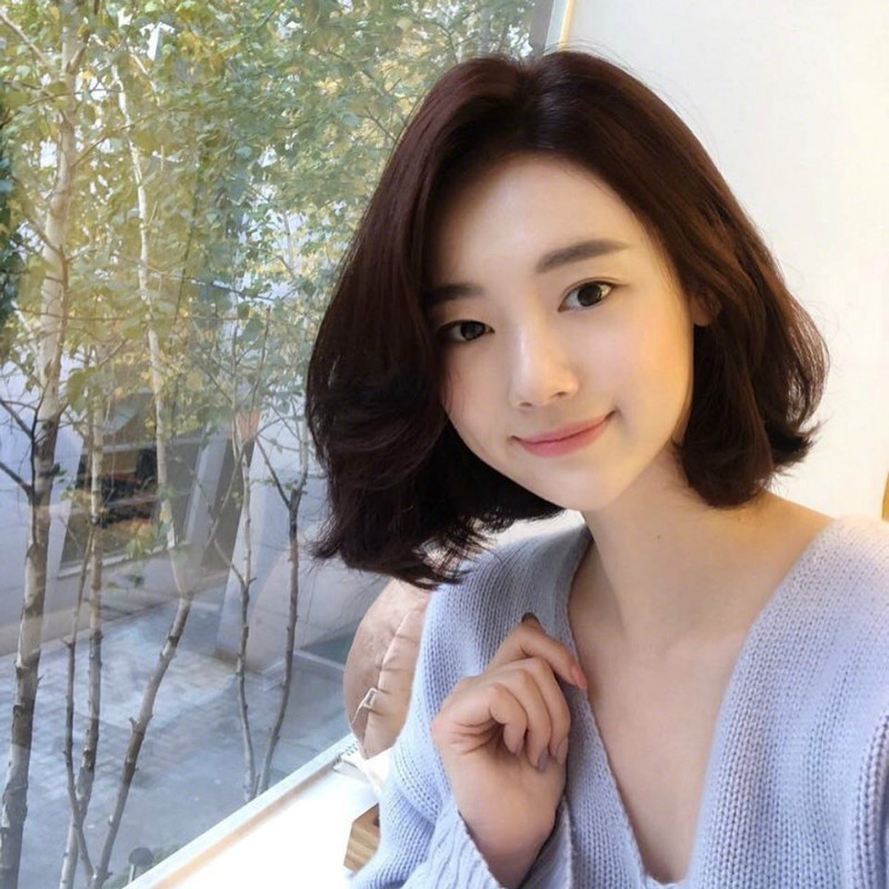 Short straight cheap hair korean