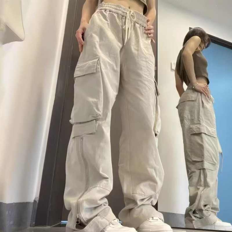 【COLOR iN ID】Quattro Cargo Pants Wide Leg Utility Cargo Pant