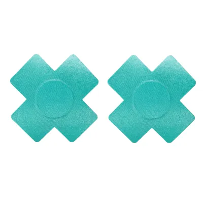 Women Sexy Breathable Cross Satin Anti-Fade Disposable Chest Patch