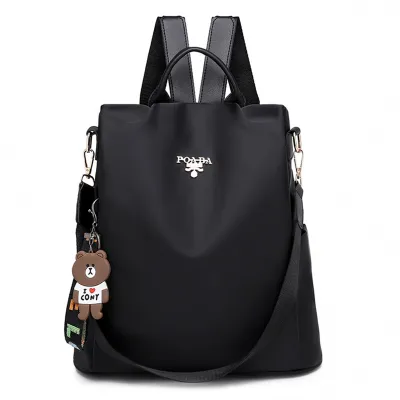 Women Fashion Printed Oxford Backpack Soft Polyester Lining