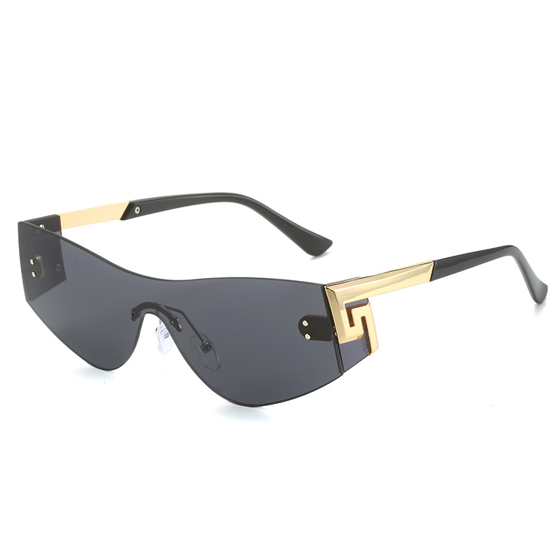 Wholesale Women Fashion Simple One-Piece Sunglasses