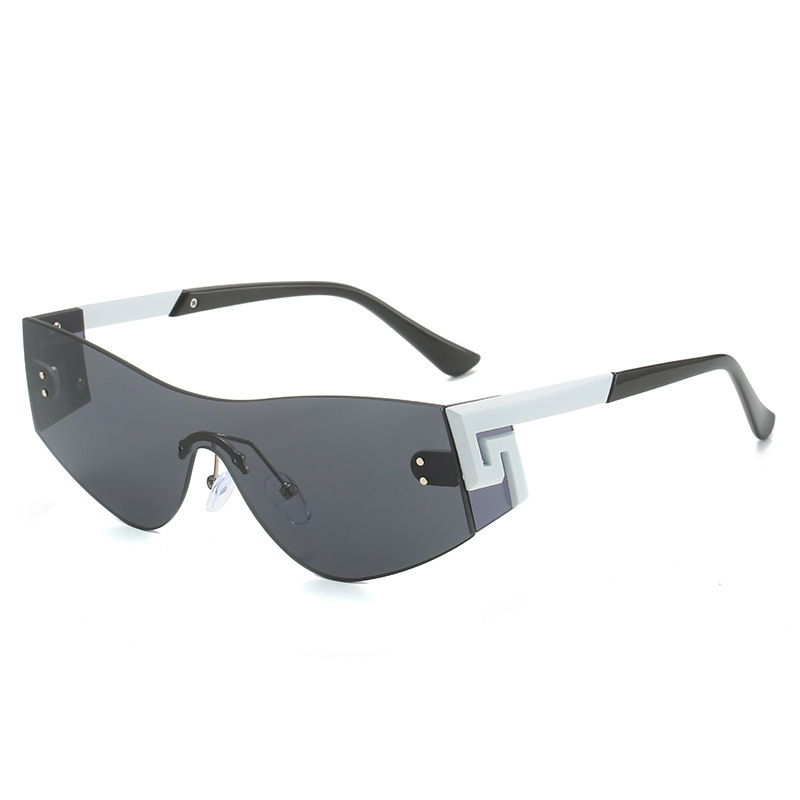 Wholesale Women Fashion Simple One-Piece Sunglasses