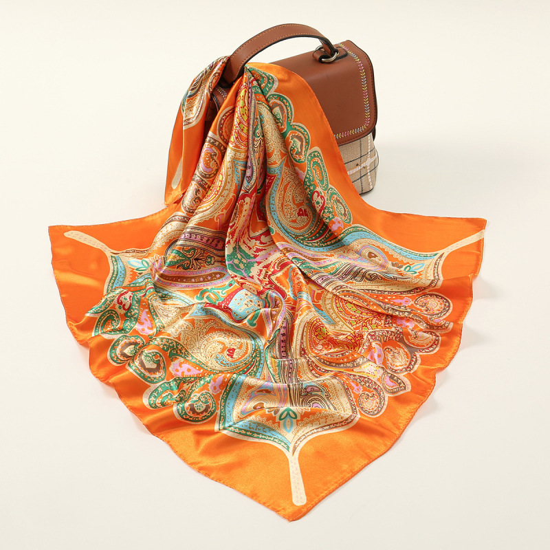 Wholesale Women Fashion Colorful Printing Imitation Silk