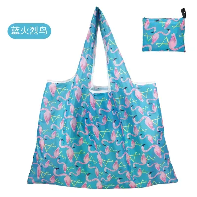 Large Size Foldable Oxford Cloth Shopping Bag for Vegetables Storage Portable Casual Cartoon