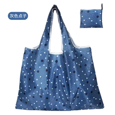 Large Size Foldable Oxford Cloth Shopping Bag for Vegetables Storage Portable Casual Cartoon