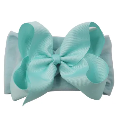 Children Kids Baby Fashion Solid Color Bowknot Headband