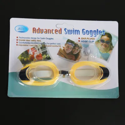 Unisex Simple High-Definition Waterproof Anti-Fog Flat Light Eye Protection Swimming Glasses