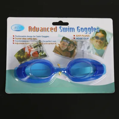 Unisex Simple High-Definition Waterproof Anti-Fog Flat Light Eye Protection Swimming Glasses