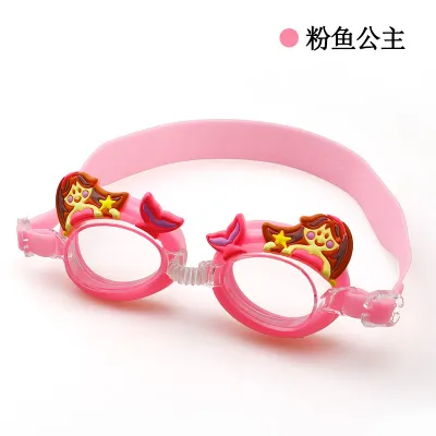 Children Cartoon Cute Waterproof Anti-Fog Swimming Glasses