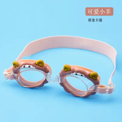 Children Cartoon Cute Waterproof Anti-Fog Swimming Glasses