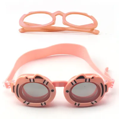Children Cartoon Small Fish HD Anti-Fog Silicone Swimming Goggles