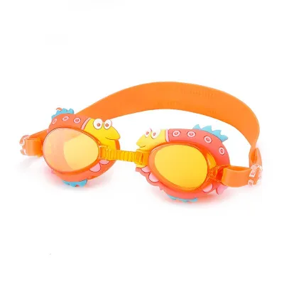 Children Cartoon High-Definition Waterproof Anti-Fog Silicone Swimming Goggles