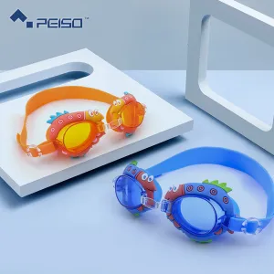 Children Cartoon High-Definition Waterproof Anti-Fog Silicone Swimming Goggles