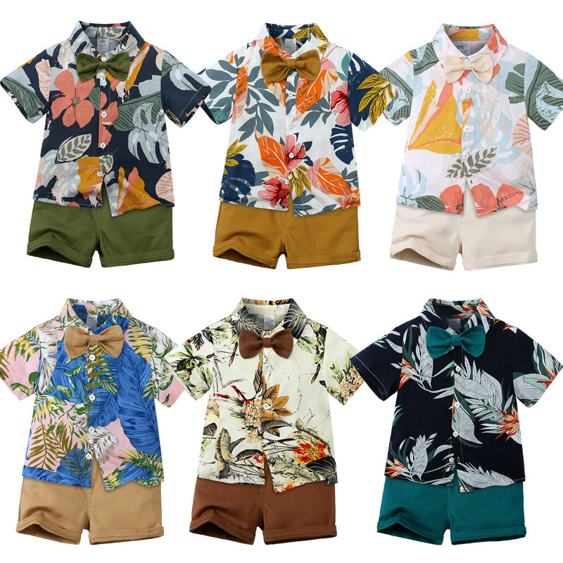 Wholesale Children Kids Baby Fashion Boys Short Sleeve