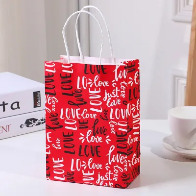 Love Print Storage Packaging Bag Garment Accessories Shopping Bags