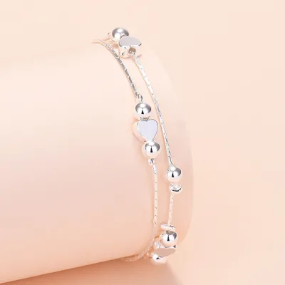 Women Fashion Geometric Copper Bracelet Simple Style